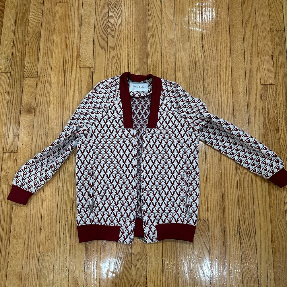Bimba y Lola zip up bomber jacket